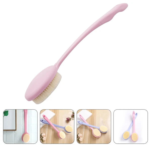 Handle Scrub Brush Man Exfoliating Body Scrubber Back Cleaner for Shower