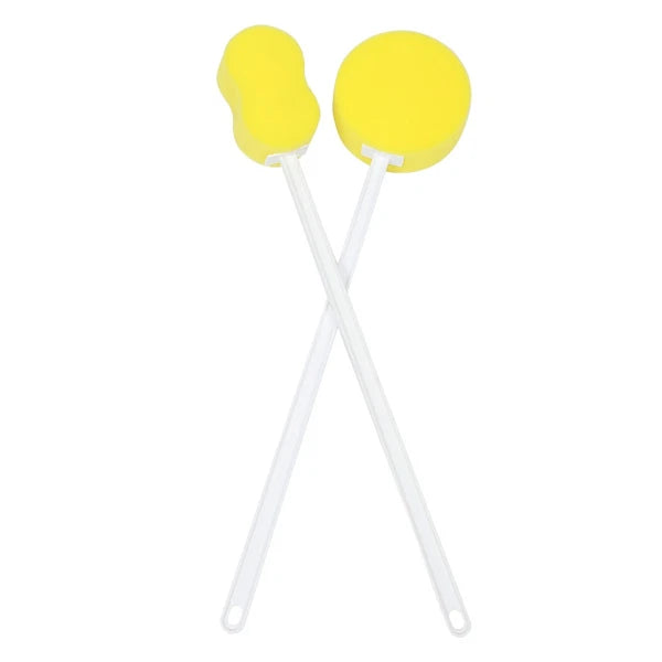 2pcs Shower Cleaning Long Handle Bath Bath Tools Bathing Supplies