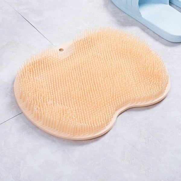 Soft Silicone Shower Brush, Silicone Bath Massage Cushion Brush, Wall Mounted