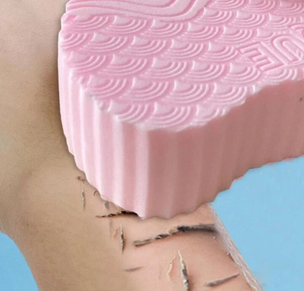 Pink Soft Painless Sponge Body Scrubber Baby Adults Bath Exfoliating Scrub Skin