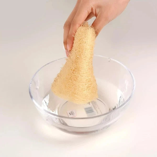 2pc Natural Loofah Sponges Organic Luffa Bath Shower Sponge Exfoliating Scrubber