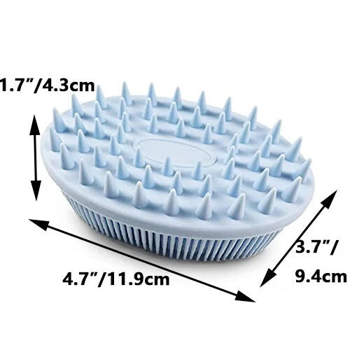 2 Pcs Silicone Body Scrubber, Dish Scrubber, Soft Silicone Loofah, Exfoliator