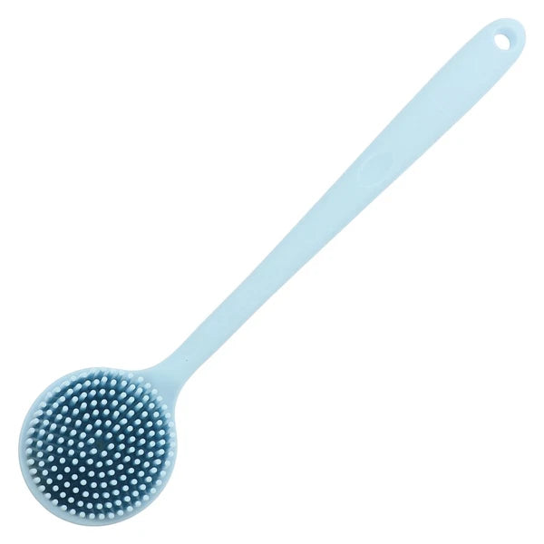 Silicone Bath Brush Back Cleaning Scrubber Shower Man Long Handle