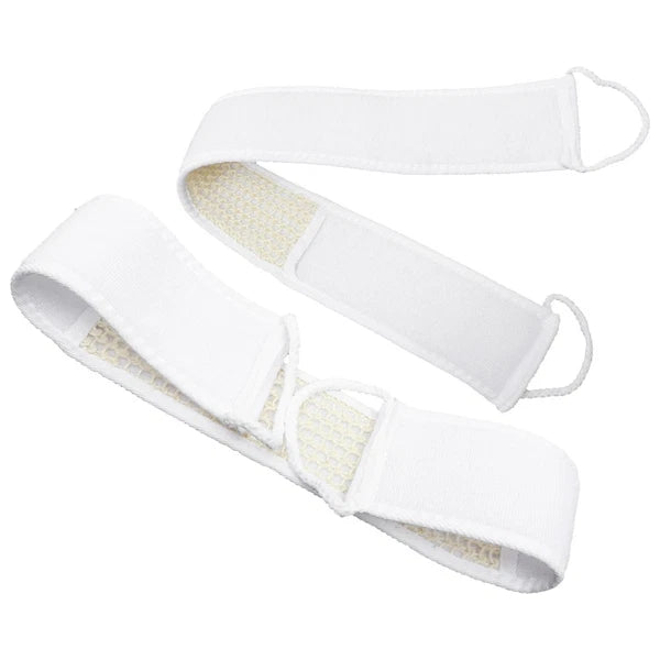 2Pcs Long Body Scrubber Back Cleaning Bath Strap Exfoliating Bath Body Brush