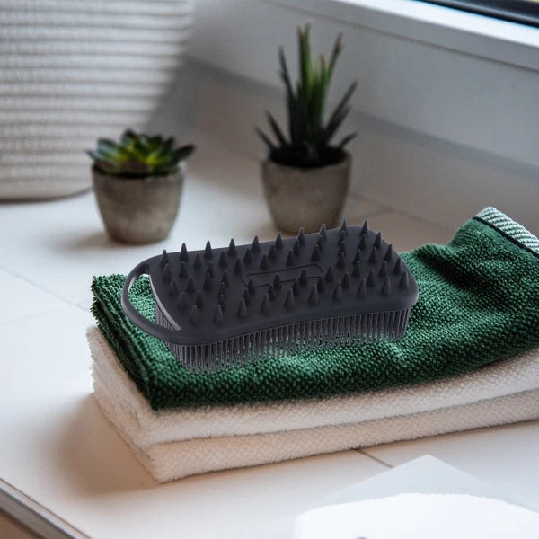 Bath Brush Man Travel Shower for Cleaning Silicone Scrubber Body