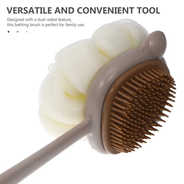 Scrub Brush Shower Exfoliator Exfoliating Back Scrubber for Bath