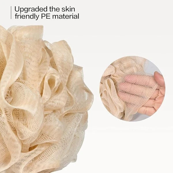 4 Pack Soft Loofa Exfoliating Body Scrubber Mesh Shower 50g/pcs