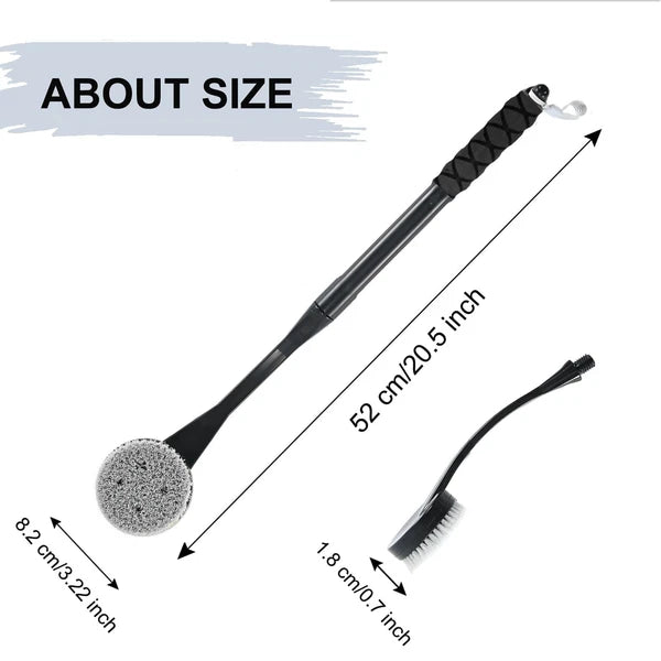 20.5-inch Back Scrubber with Long Handle for Shower Deep Clean Bath Brush