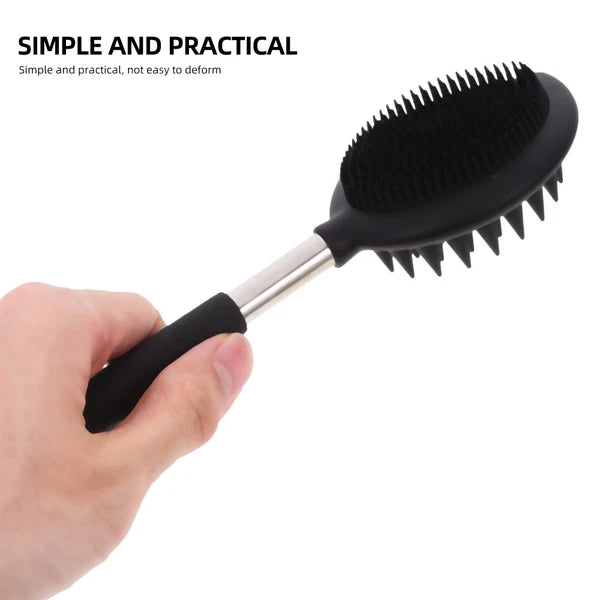 Silicone Bath Brush Man Back Scrubber for Shower Body Bathing Tool