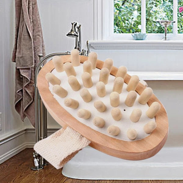 Massager Bath Brush Bathroom Scrubber Shower for Body Exfoliating