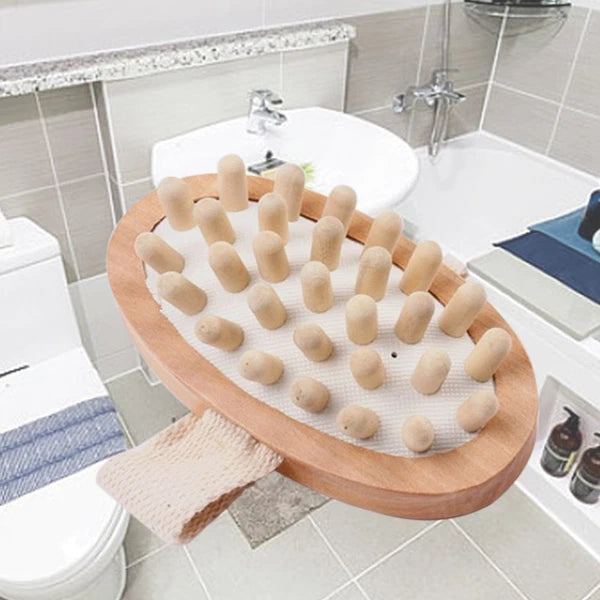 Massager Bath Brush Bathroom Scrubber Shower for Body Exfoliating