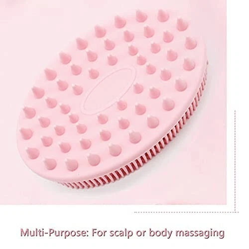2 Pcs Silicone Body Scrubber, Dish Scrubber, Soft Silicone Loofah, Exfoliator