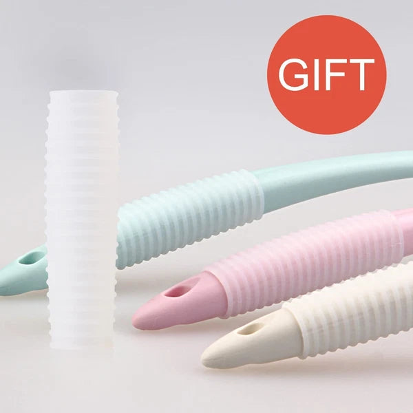 16.4 Inch Long Handle Back Bath Brush Soft Shower Body Scrubber, 2 Pack