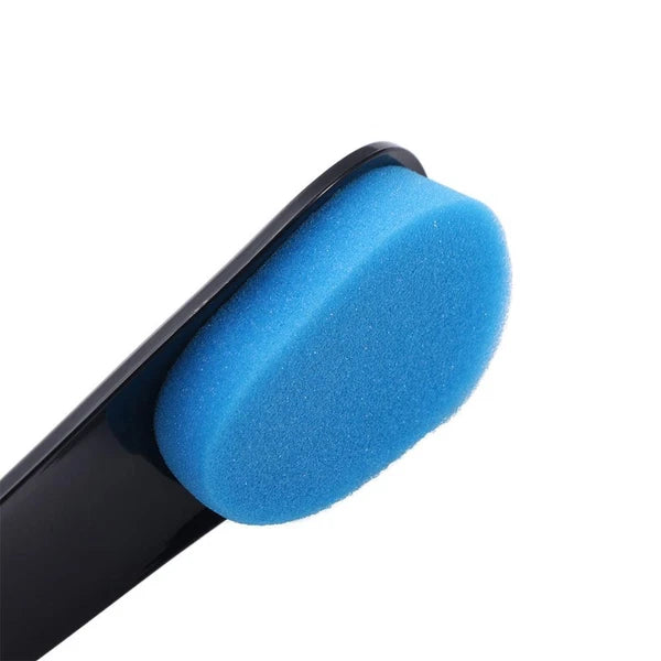 Foldable Sponge Back Applicator Long Handle Bathing Tool Bath Scrubber  Travel