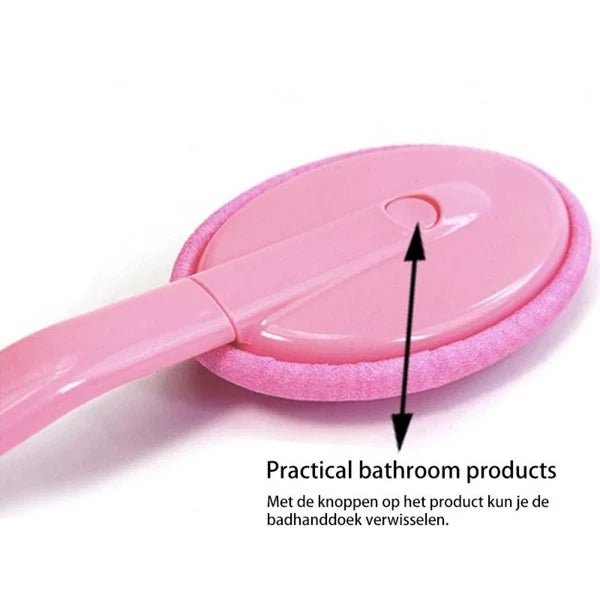 Long Handle Shower Body Scrubber Body Lotion Applicator  Moisturizer