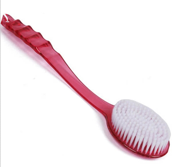 2× Long Handle Back Shower Exfoliating Bath Body Brush Skin Scrubber Massager US