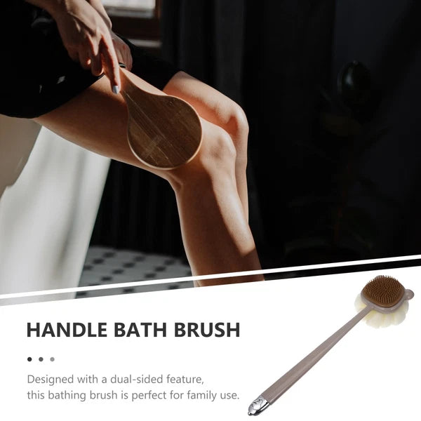 Scrub Brush Shower Exfoliator Exfoliating Back Scrubber for Bath