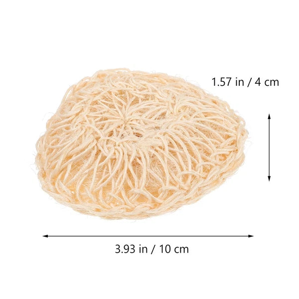 2 Pcs Sisal Bath Brush Mother Man Shower Balls Beige Tools Bathing