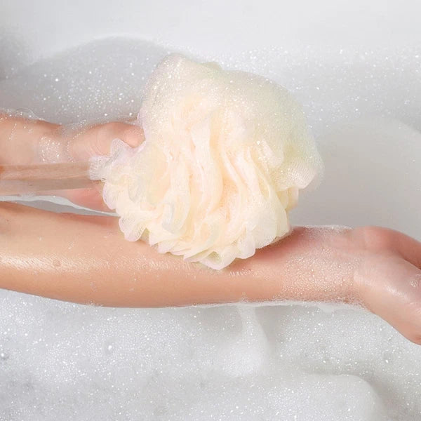Exfoliating Back Brush Long Handle Bath Sponge Scrubber for Shower Use