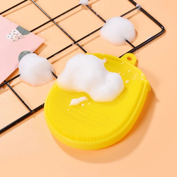 Loofah Back Scrubber Body Exfoliator Brush Yellow Glove Bath Brush