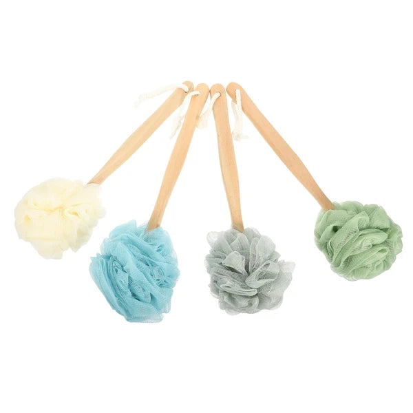 4 Pcs Bath Brush Rubs Back Brushes Shower Exfoliating Scrub Dry