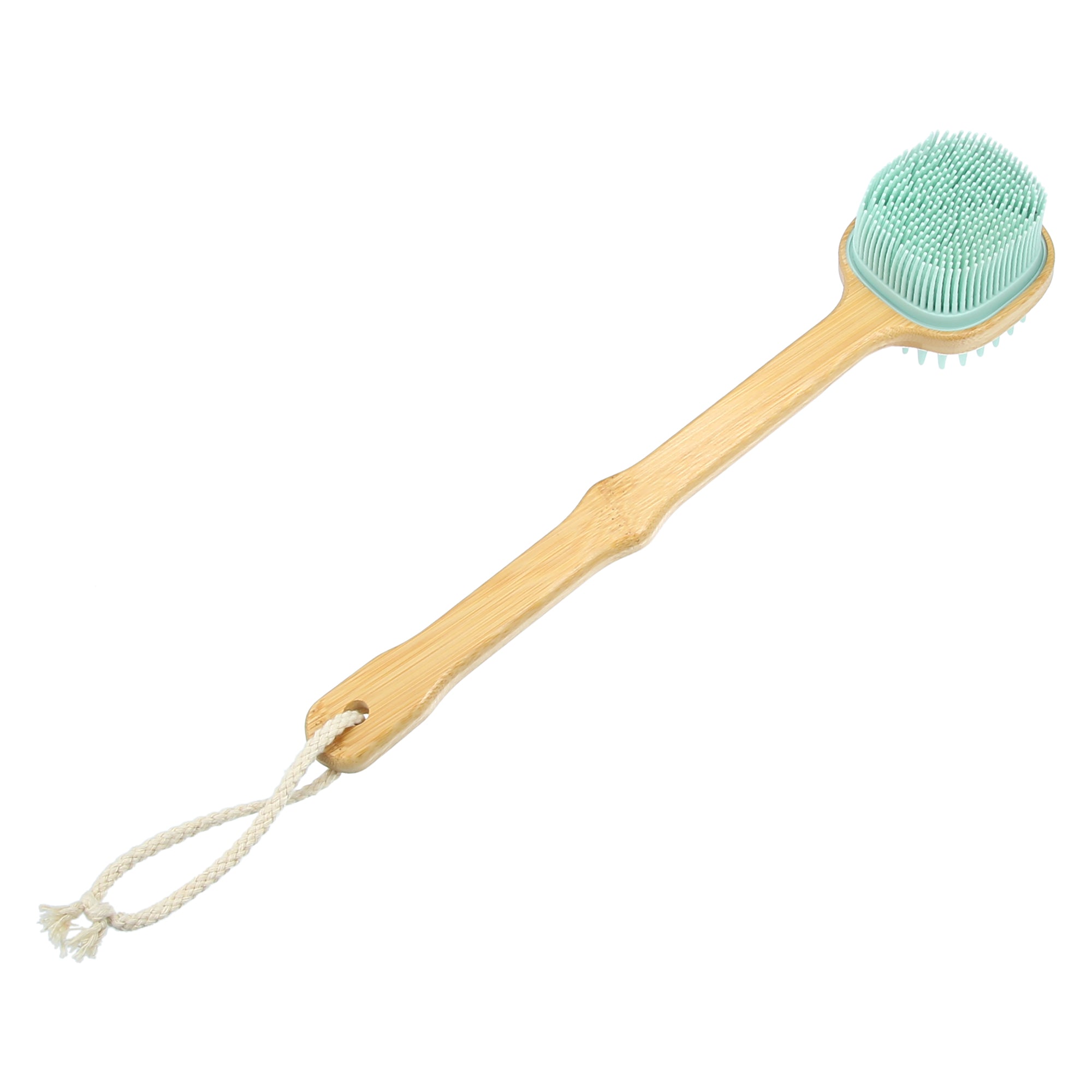 1Pc Long Handle Bath Back Scrubber Body Brush for Exfoliating Silicone