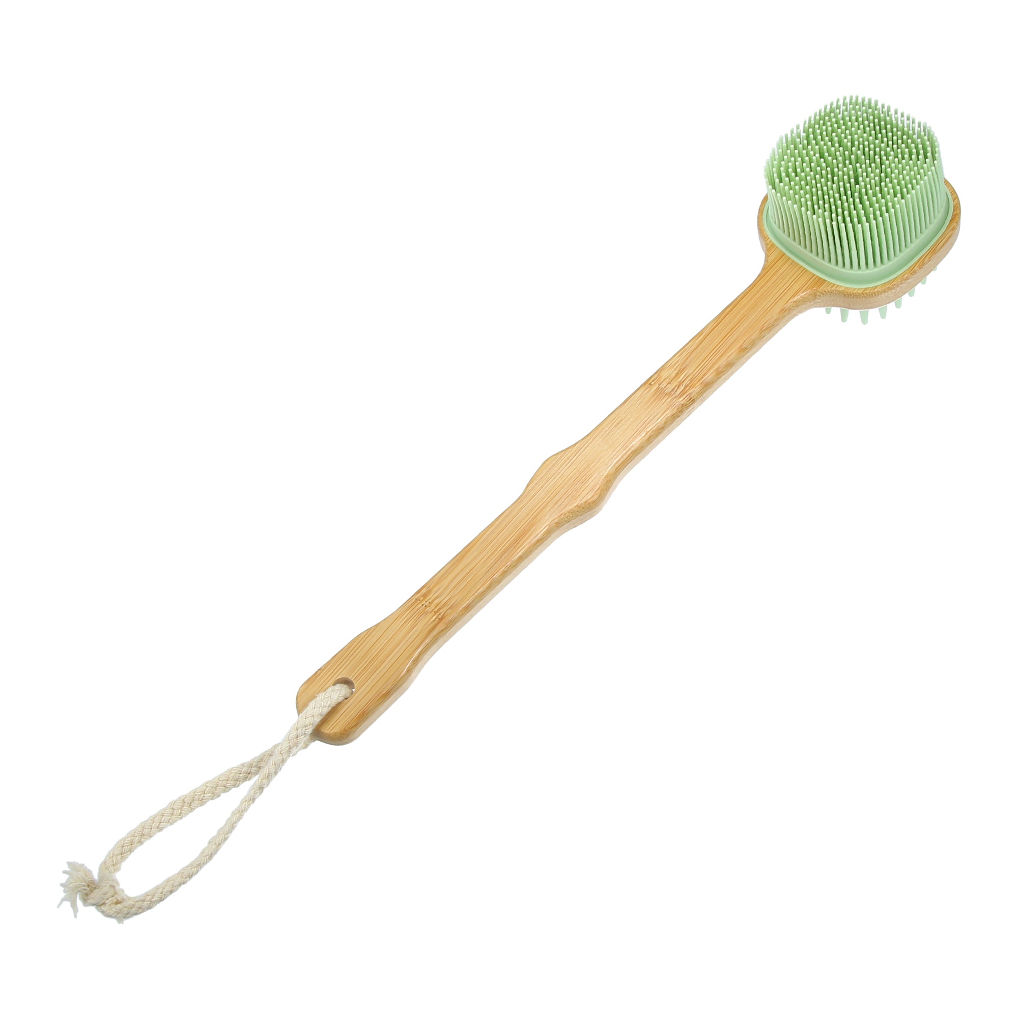 1Pc Long Handle Bath Back Scrubber Body Brush for Exfoliating Silicone